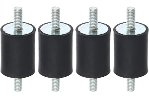 A ABSOPRO 4 stycken M4 antivibrerande gummiisolatorfäste 15 x 20 mm för bilmotor
