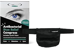 The Eye Doctor Gerstenkornkompresse - Wiederverwendbare, Mikrowellengeeignete, Wärmende Einzelnes Augenklappe Augenmaske - Behandlung Von Gerstenkorn, Trockene Augen, Blepharitis