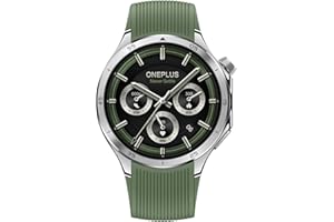 OnePlus Watch 3 with 22mm Watchband, 1.5" LTPO Display, Quick Charging 120 Hour Battery Life, 100 Sports Modes, Dual Frequency GPS(L1&L5) Tracking, 60 Second Health Check In, Emerald Titanium