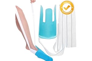 OrtoPrime Enfile-Chaussettes - enfile chaussettes pour personne agee - Appareil pour enfiler les chaussettes - Enfile bas de contention pour les personnes âgées - Aide à enfiler les chaussettes