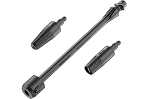 OHAYORI Lance de Nettoyeur Haute Pression pour Karcher K2 K3 K4 K5 K6 K7, Lance Dirt Blaster Double Fonction, 2 Buses de Rechange Accessoire pour Nettoyeur Haute Pression