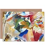 Artery8 Glastonbury Tor Somerset Colourful Abstract Wall Art Print in Yellow - Size: W24 x