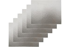 VZUHSW 6 Stück Ersatz für Mikrowellen-Glimmerplatten, Glimmerplatte, universelles Reparaturteil für Mikrowellen und andere Elektrogeräte, 12x15cm Glimmerscheiben für die Hauptküche