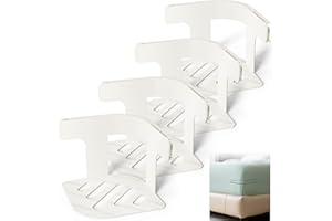 SUPERWSLING Bettlakenspanner 4er Set mit Verschluss, Spannbettlaken Halterung für alle Matratzengrößen, Bettlaken Spanner gegen Verrutschen, Lakenspanner Bettlaken Halter langlebig verstellbar