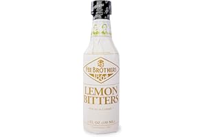 Fee Brothers Lemon Bitters | 27.7% ABV | 15cl | Premium Cocktail Bitters | Zesty, Citrus Flavours Perfect for Enhancing Cocktails and Craft Drinks