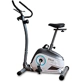 Voit Vertical Elliptical Bike 507U Silver Collection, Magnetic Resistance, LCD Screen, Silver Color