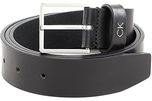 Calvin Klein Uomo Cintura Formal Plaque Belt 3.5 cm Cintura in Pelle