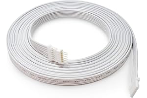 ‎LIGHT SOLUTIONS Light Solutions 3m Verlängerungskabel für Philips Hue Lightstrip V4 Beleuchtung - LED-Band LED-Streifen LED-Beleuchtung - Verlängerung Erweiterung Kabel Strom - in weiß (1 stück)