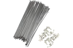 QQY 36 Pz Bike Raggi In Acciaio Inox Bicicletta 14G J Piegare Raggi In Acciaio Con Capezzoli 76-305mm