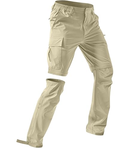 Pantalon Randonnée Convertible G&F Homme - Léger, Respirant Et Séchage Rapide