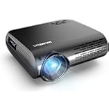 WiMiUS Projector 1080P,7000 Video Projector HD 1080P with Native 1920x1080P Electronic 4D ±50°Keystone Correction LED…