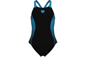 ARENA Mädchen Girl's Feel Openings V Back Athletic One Piece Sun Protection Swimsuit Badeanzug
