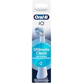 Oral-B iO Ultimate Clean White Toothbrush Replacement Head 2 Pieces