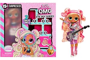 L.O.L. Surprise! OMG Eye Spy Series - Rockstar - Comprend 1 Poupée, des Vêtements et des Accessoires, des Indices à Résoudre et des Surprises à Découvrir, Collectionnez Les 4 Poupées.