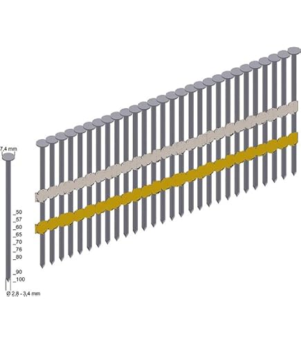 Betonnägel 3,0x32mm XH Gas Für Betonnagler Hitachi NC40G Makita