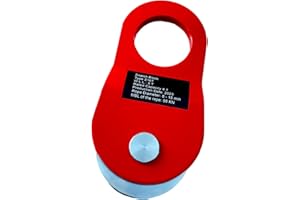 Desert Fox Winch Umlenkrolle für Stahl- & Kunststoffseile - 10 Tonnen Tragkraft - Seilrolle zum Bergen - Forstseilrolle - Riemenscheibe für Seilwinde