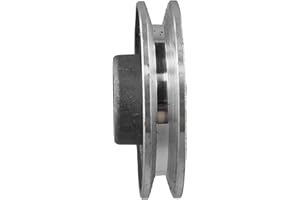 FACAIIO Aluminum A Type Single Groove Motor Pulley for Air Compressors with 19mm and 24mm Inner Diameter (97 * 24)