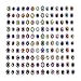 HUGE FESTIVAL BINDI PACK APROX 150 MUTLICOLOURED DIAMANTE BRIDAL TIKKA FANCY DESIGNER TATTOO BODY FACE GEMS JEWELS JEWELLERY ART (NB20)