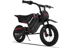 EVERCROSS EV05M Moto Eléctrica Niños, 150W, 8/16 km/h Modo Velocidad y 10 km Largo Alcance Moto Eléctrica, 12'' Moto Cross para Niños de 3-12 Años