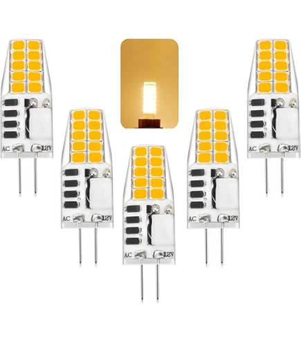 Chao Zan G9 LED Birnen 5W, 3000K Warmweiß, 500 Lumen - 12er Pack, Ersetzt 50W Halogen, 360° Abstrahlwinkel, AC 220-240V, Nicht Dimmbar
