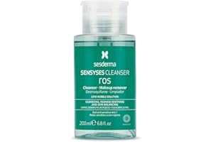 Sesderma Sensyses Cleanser Ros – Limpiador y desmaquillante para piel sensible, con rojeces o rosácea – Equilibra y repara – 200 ml