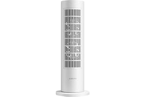 Xiaomi Smart Tower Heater Lite, Termoventilatore Aria Calda, Riscaldamento in 3 secondi, Ventilazione grandangolare a 70°, Quattro modalità, Controllo tramite App, Leggero da spostare, Bianco