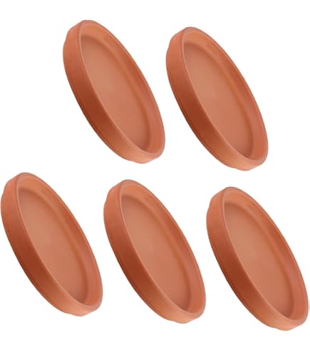 Thumbs Up Vaso Rotondo In Terracotta 22 Cm | Per Piante Da Interno Ed Esterno | Classico E Naturale
