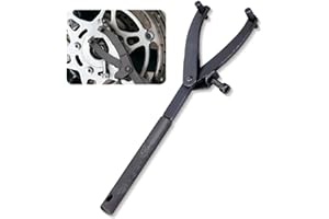 SHENGRUILI Llave de Volante de Tipo Y,Volante Embrague Llave,Embrague de Volante Ajustable,Herramienta de Bloqueo Ajustable de Embrague,Llave de Embrague de Motocicleta,para Reparación de Motocicletas