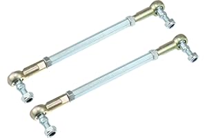 X AUTOHAUX 2pcs M8 210mm Steering Tie Rod for 50cc 70cc 90cc 110cc 125cc ATV