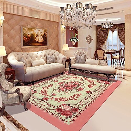 WXIN Living Room Carpet Romantic Rose/Marriage Room Bedroom Coffee Table Carpets/Cut Flower