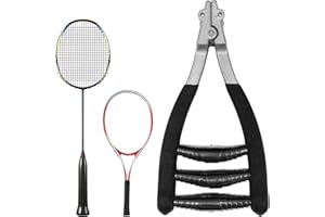 Sporgo Professionelle Starterklemme: Tennis und Badminton Starterzange Klemmzange zum besaiten, Saitenzange für Schläger, Saitenzange mit 3 Federn, für Tennisschläger und Badmintonschläger