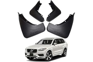 SJZT 4 pcs Car Mud Flaps for Volvo XC90 R-Design 2016 2017 2018 2019 2020, ABS Plastic Splash Guards Front Rear Fender Styling Body Accessories
