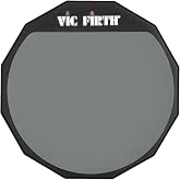 Vic firth 6" Tek Taraflı &Ccedil;alışma Padı, Yumuşak Lastik | Ritim, hassasiyet ve teknik i&ccedil;in yumuşak ve sert kau&ccedil;uk y&uuml;zeyli 6 in&ccedil;