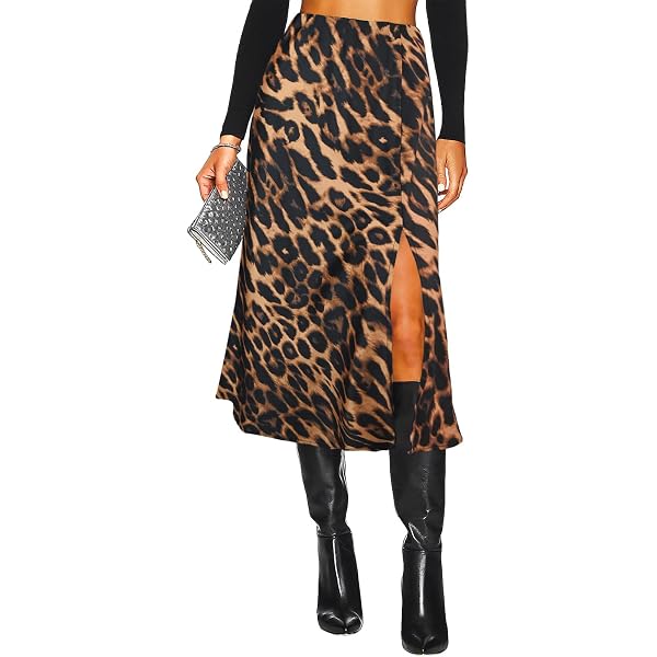Yoeasy Women's Printed Pleated Hem Long Skirt - Elastic High Waist, Flowy A-Line Maxi Skirt For Casual & Beach - View #6