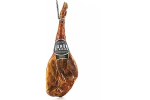 ANDOV Spanischer Serrano 100% natürlich - spanisches Gourmet Vorderschinken Jamon Schinken Produkt der Iberischen Halbinsel von 12 bis 15 Monate lang gereift (6 Kg)