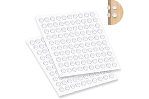 Ouprisks 200 Stück Gummipuffer Selbstklebend, Türpuffer Elastikpuffer Transparent, Gummifüße Selbstklebend für Türen, Schränke und Schubladen
