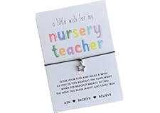 Nursery teacher gift | Nursery teacher wish string bracelet