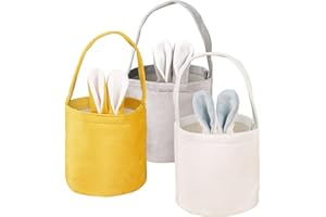 ONESHLEE Cesta Para Huevos De Pascua, Bolsas Conejo De Pascua, Bolsas Regalo Pequeñas Con Asas, Bolsas Chuches Cumpleaños Infantil Niños Niña Navidad Fiesta, Terciopelo Elegantes Ecologicas Reutilizable (B)