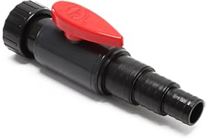 SunSun Ersatzteil für Druckteichfilter CPF-15000 Kugelhahn mit Schraubring Ø 58 mm, Absperrhahn inkl. Schlauchstufentüllen für Teichdruckfilter