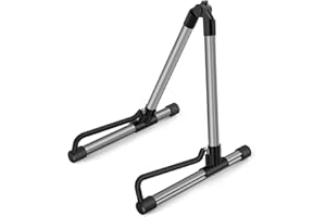 Donner Guitar Stand Acoustic,Folding Metal Electric Stands & Hangers,Bass Classical Travel Guitar Stand adjust for 30" 40" Mandolin, Bass, Banjo, Ukulele (Grey)