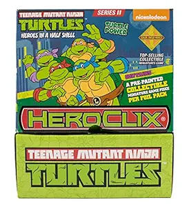 Neca Teenage Mutant Ninja Turtles Heroclix: Gravity Feed Display - Heroes In A Half Shell Set 2 (24 Booster Packs)