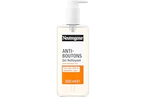 Neutrogena | Gel Nettoyant Anti-Boutons (flacon-pompe de 200 ml) – Nettoyant visage à l'acide salicylique (2%) – Élimine l'excès de sébum et les impuretés pour une peau plus nette en seulement 1 jour*
