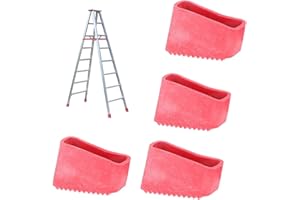 FANCYWUXI Gummifüße für Leitern, Leiterfüße Ersatz, 4 Stücke Ersatz Leiterkappen Fußkappen Universal Leiter Fußa Bdeckungen Für Heimarbeiter