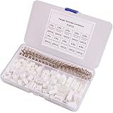 GTIWUNG 480Pcs JST Connector Kit with 2.54mm JST-XH 2/3/4/5/6 Pin Housing Female and Male Connector Plug, Pin Terminal Connec