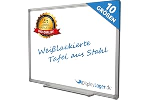 ‎DISPLAYLAGER DisplayLager Whiteboard Magnetisch Lackiert - Ideal für Office, Schule, Lehrerzimmer, Küche und Seminarräume, 25 Jahre Garanti (150 cm x 100 cm)