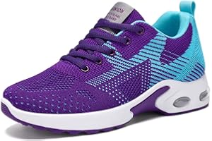 WOWEI Basket Femme Chaussures de Sport Running Sneaker Air Respirant Chaussures de Course Légères Air Running Baskets Chaussures de Sport Fitness Gym Jogging Outdoor