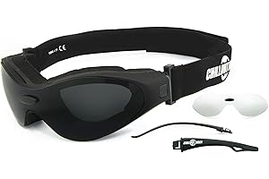Chillout Rider® | Chopperbrille, Motorrad Sonnenbrille, Bikerbrille, Motorradbrille | beschlagfrei, gepolstert, bruchsicher | Brille (CR009)