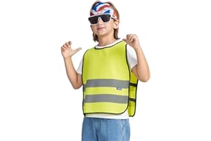 ‎AYKRM AYKRM Warnweste Kinder - Sichtbare Kinderwarnweste für Sicherheit im Straßenverkehr