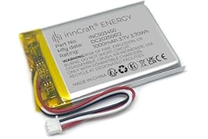 Akumulator Litowo Polimerowy innCraft Energy 1000mAh 3.7V, 51x34x5 Model 503450 3P Molex 51021-030 1.25mm konektor