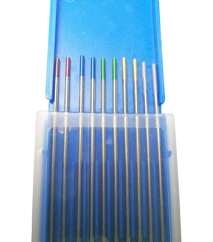 Portatungstenos Para Soldadura TIG - Pack De 10 Unidades 10N24S Para Tungsteno De 2.4mm | Compatible Con Antorchas WP 17, 18 Y 26